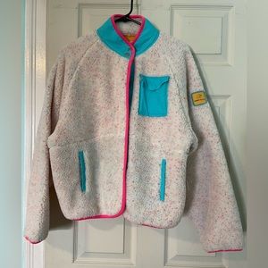 Ivory Ella Bright Side Sherpa Jacket- Pop Pebbles